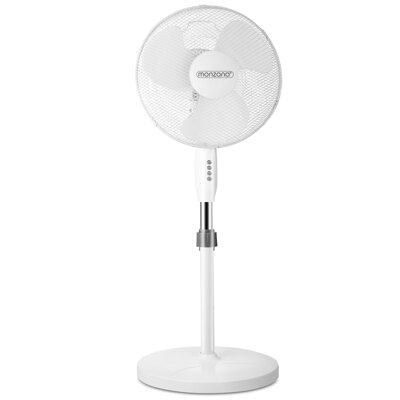 Stojanový ventilátor bílý Ø 43cm 54 dB