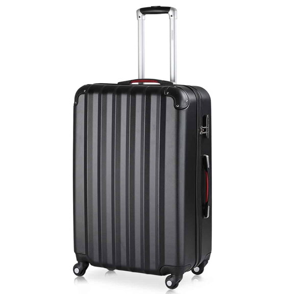 Cestovní kufr s tvrdým obalem Baseline černý 90l