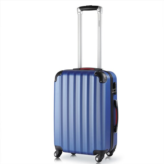 Cestovní kufr s tvrdým obalem Baseline modrý 62l