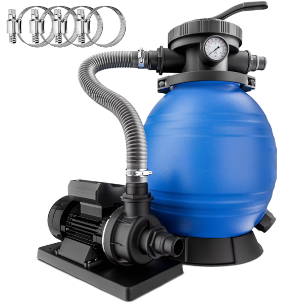 Písková filtrace k bazénu AQUA, 10200 l/h, modrá
