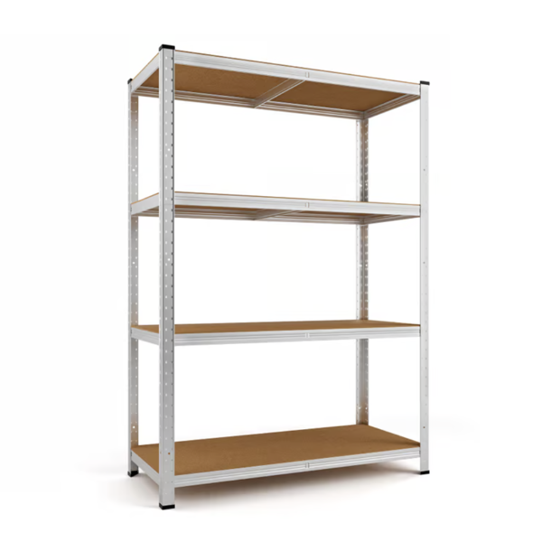 Regál s vysokou nosností HEAVY, max. 700 kg, 160x90x40 cm, stříbrná