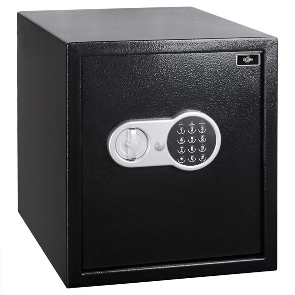 Elektrický nábytkový trezor Security černý 35x40x40cm