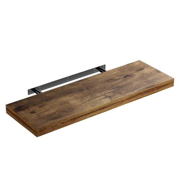 Nástěnná police FIGO+ konzole, 70 cm, tmavý dub