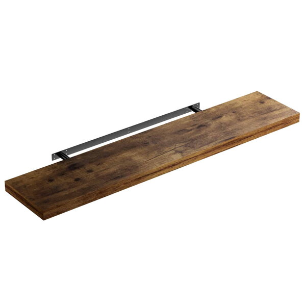 Nástěnná police FIGO+ konzole, 110 cm, tmavý dub