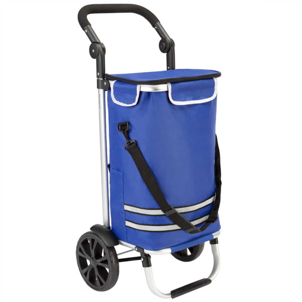 Nákupní vozík modrý 56L, do 50kg