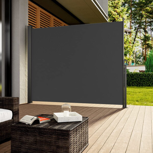 Boční markýza NOSARA na terasu, 180x300cm antracitová