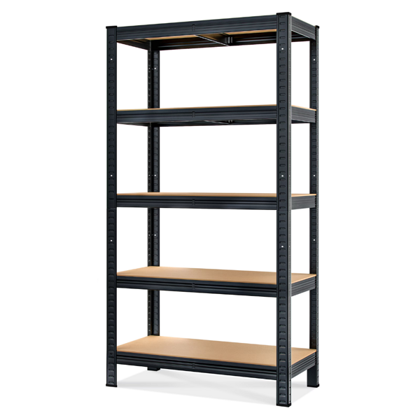 Regál s vysokou nosností HEAVY, max. 875kg, 90x40x180cm, černá