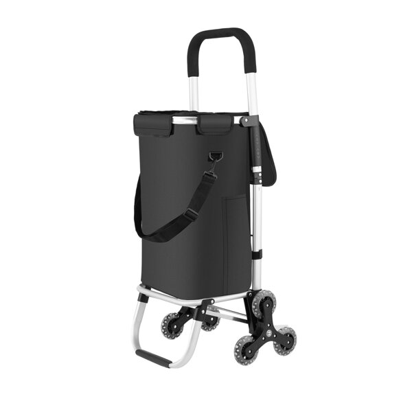 Nákupní taška Comfort, na kolečkách do schodů 38L, 100x44x36cm černá