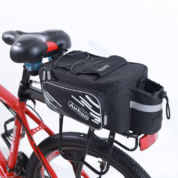 Taška na kolo BIKER, 13l, 35x23x15cm, černá