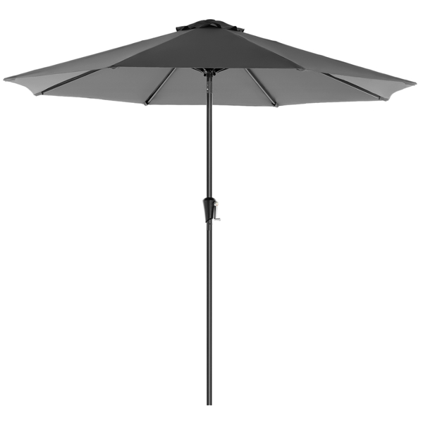 Slunečník POSITANO, Ø300cm, šedá