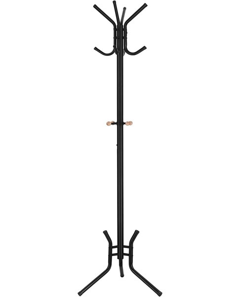 Stojanový věšák SAMUEL 49x176cm, černá